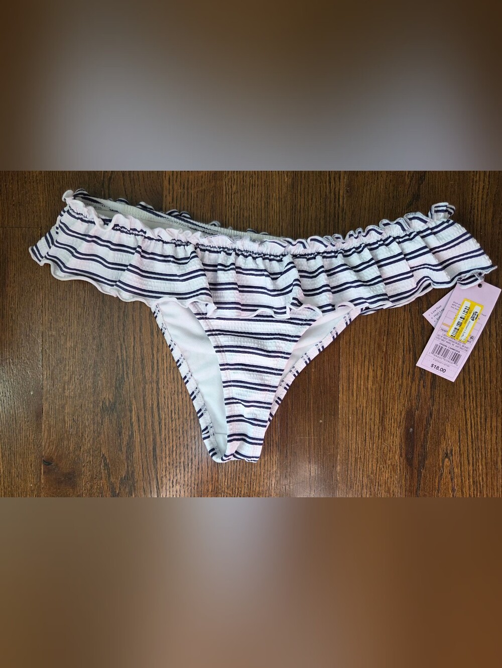 New Wild Fable Womens XS 0/2 Striped Bikini Swim Bottom